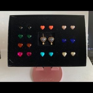 Joan Rivers Interchangeable Heart Earrings